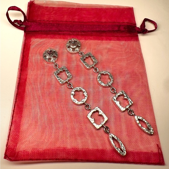 TOUS Sterling Silver Dangle Earrings - Picture 3 of 4